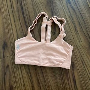 Peach Free People Movement sports bra size small